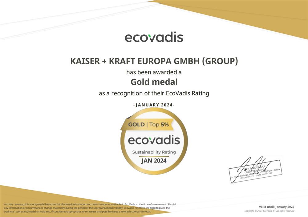 ecovadis gerdmans 2024